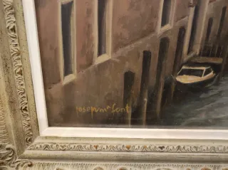 Pintura al óleo Venecia J.M.Font