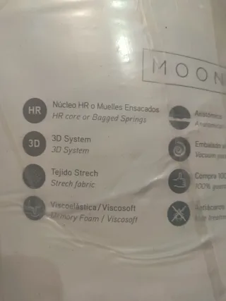 Colchón 90*190 nuevo en su embalaje original