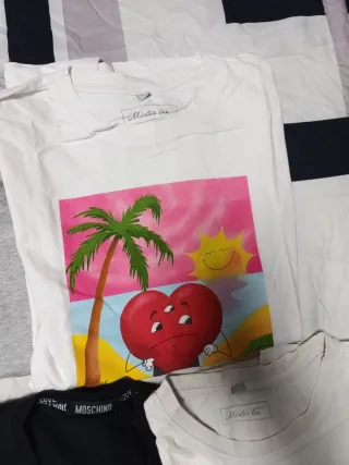 Camisetas Moschino OFF y Mister Tee