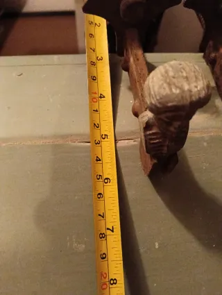 Antico attaccapanni decorativo, reggi persiane,800