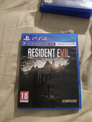 Resident Evil 7 Biohazard PS4 y Rainbow six siege.