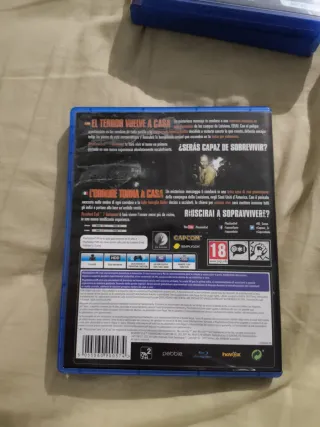 Resident Evil 7 Biohazard PS4 y Rainbow six siege.