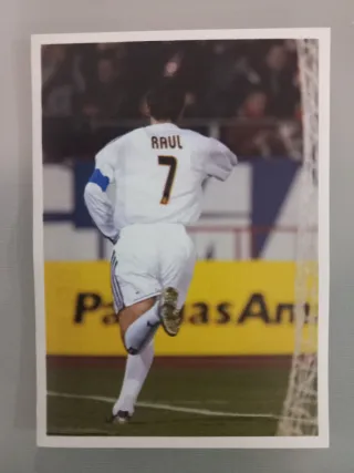 Cromo Raúl Real Madrid