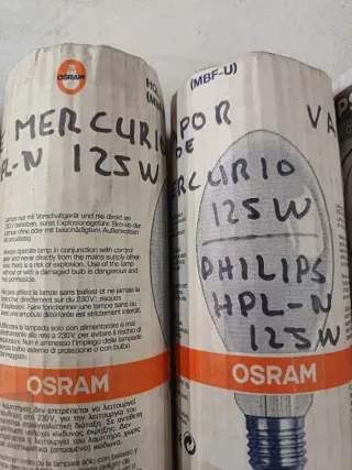 Lote Bombillas Philips y Osram Vapor/Sodio