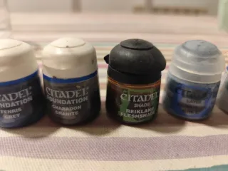 7 botes pintura Citadel