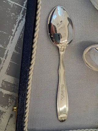 Servizio 12 cucchiaini in argento 800