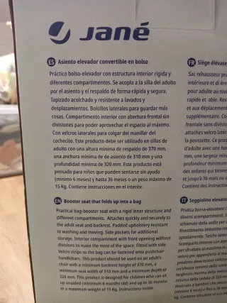 Trona portátil o de viaje Jané Avant nueva