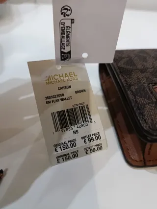 Portafoglio Michael Kors piccolo monogramma
