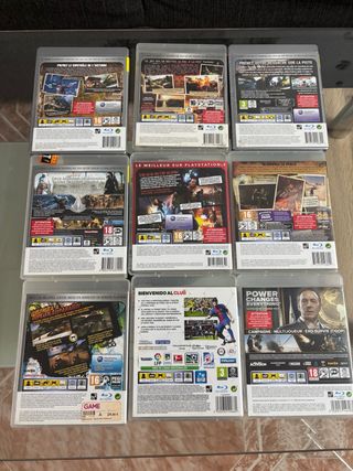 Lote 9 Juegos PAL PS3 - Playstation 3.