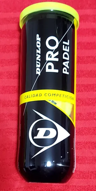 Pelotas Pádel Dunlop Pro Padel Nuevas.
