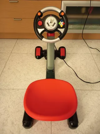 Volante multijuegos con conexión a la tv para niño