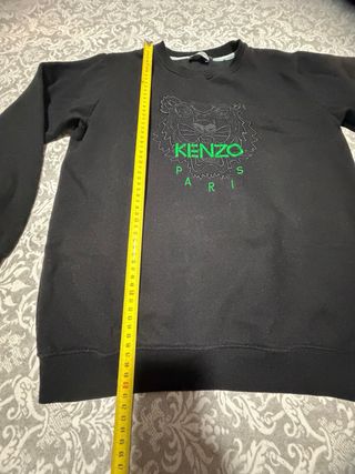 Sudadera Kenzo Negra con Logo Tigre