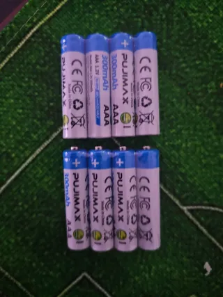 8 Pilas AAA Recargables FUJIMAX 300mAh