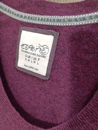 Maglione Esprit bordeaux donna lana M