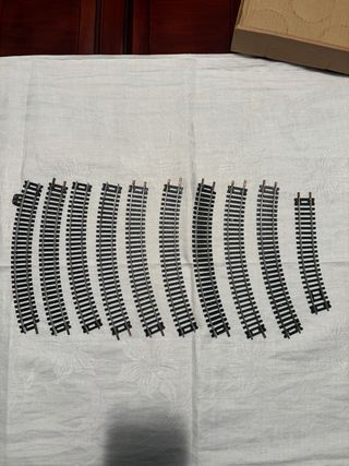 Binari per plastico ferroviario anni '80