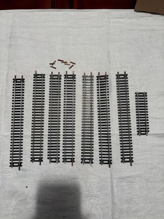 Binari per plastico ferroviario anni '80