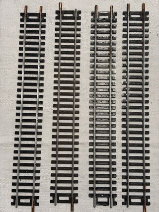 Binari per plastico ferroviario anni '80