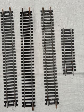 Binari per plastico ferroviario anni '80