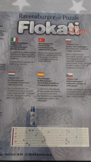 Puzzle Ravensburger Flokati Line 1000 Piezas