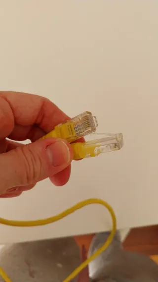 Cable Ethernet Amarillo 101cm
