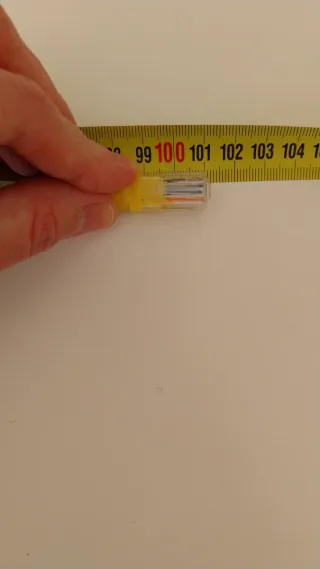 Cable Ethernet Amarillo 101cm