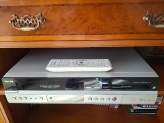 Philips Video VHS con reproductor DVD