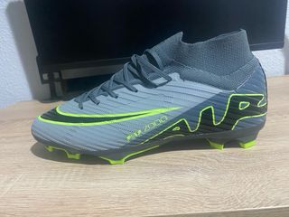 Botas de fútbol grises y verdes Ofertas al dm