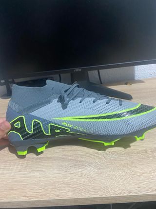 Botas de fútbol grises y verdes Ofertas al dm