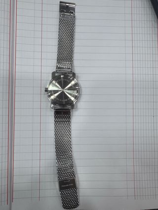 Reloj Trident Plata y Blanco Nuevo