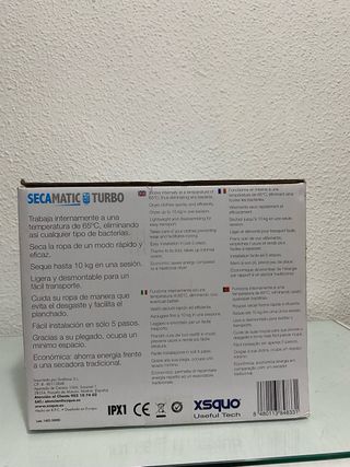 Secadora Portátil Secamatic Turbo