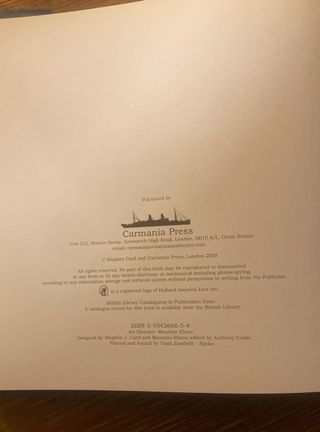 Holland America Line, "The Spotless Fleet" Mari...