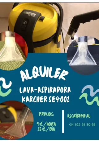 Alquiler Karcher SE 4002 Lava-Aspiradora
