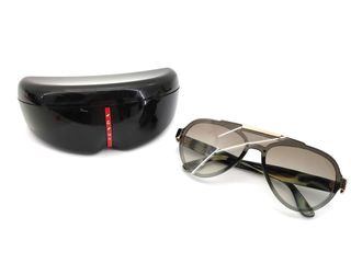 E1803634-0 Gafas de Sol Prada Unisex Dorado y Gris