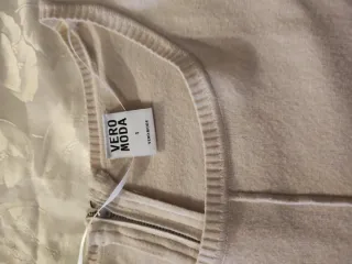 Jersey Algodón Beige Talla 50 Nuevo