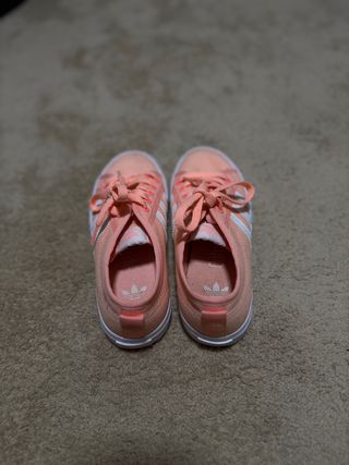 Adidas Zapatillas Deportivas Rosa y Blancas