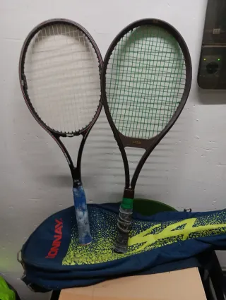2 Raquetas de Tenis con Funda