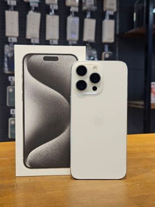 IPHONE 15 PRO MAX 256GB BLANCO 100% BATERIA