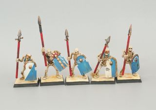 Warhammer Khemri 20 Lanceros Esqueleto