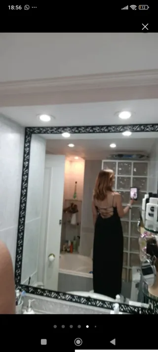 Elegante Vestido Largo Fiesta Negro