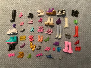 Mega pack accesorios Barbie: +40 Zapatos Muñeca
