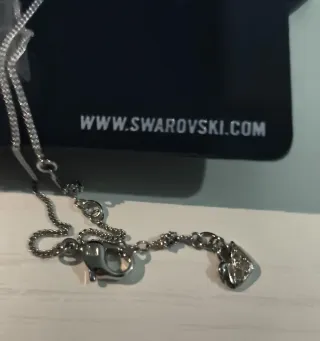 Colgante y pendientes Swarovski Morado