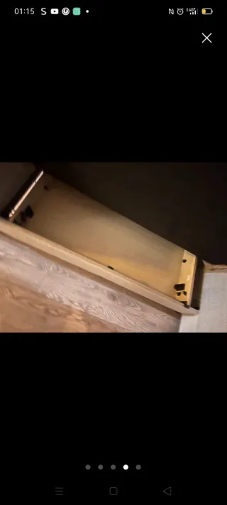 Sofá modular beige de tela