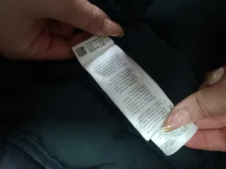 Chaqueta Columbia Negra Plumas Mujer