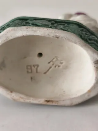 Antiguo perro Foo de cerámica china