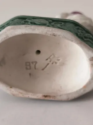 Antiguo perro Foo de cerámica china