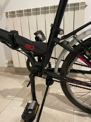 Bicicleta Plegable Negra 20