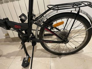 Bicicleta Plegable Negra 20