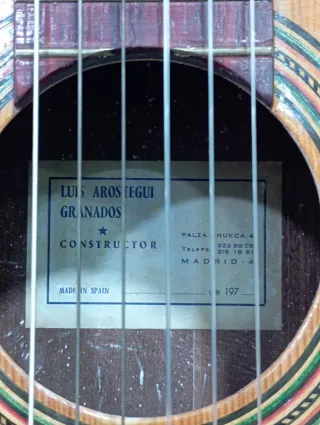 Guitarra Flamenca Luis Arostegui