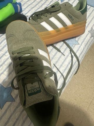 Zapatillas Adidas Gazelle Mujer Verde