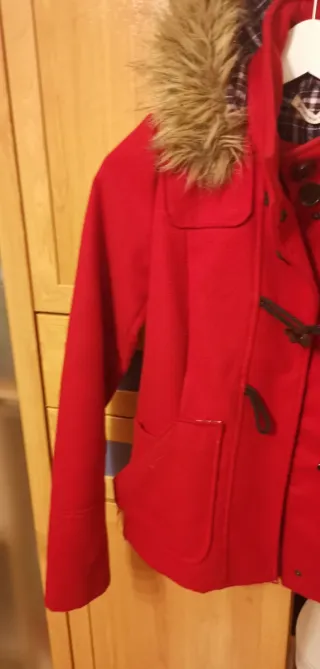 Chaqueta juvenil roja talla S